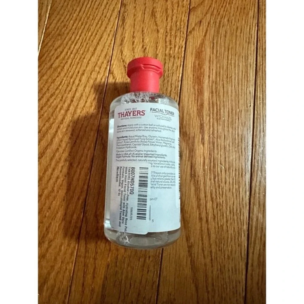 Thayers Alcohol-Free Rose Petal Witch Hazel Facial Toner for Glowing Skin, Sooth